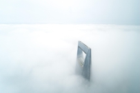 高耸入云的地标建筑，上海地标建筑，上海环球金融中心，高清图片免费下载